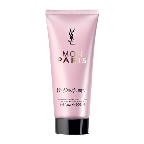 ysl body lotion mon paris